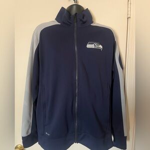 Seattle Seahawks Navy and Gray Jacket